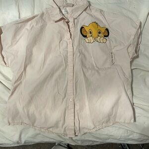 Zara The Lion King girls shirt size 7